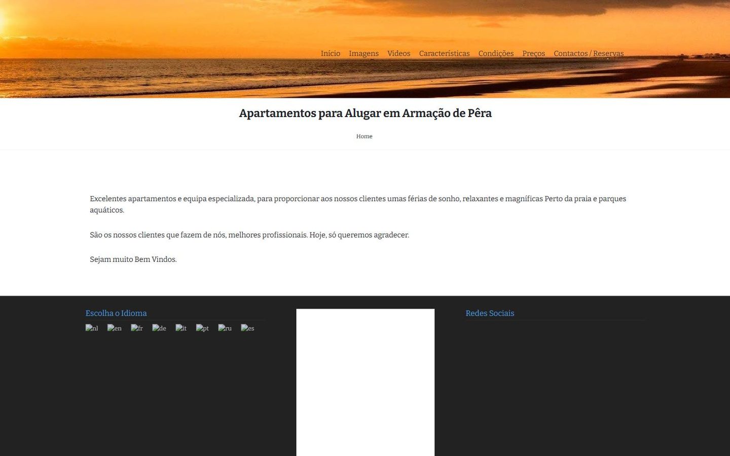 Prodigy Holidays website before redesign