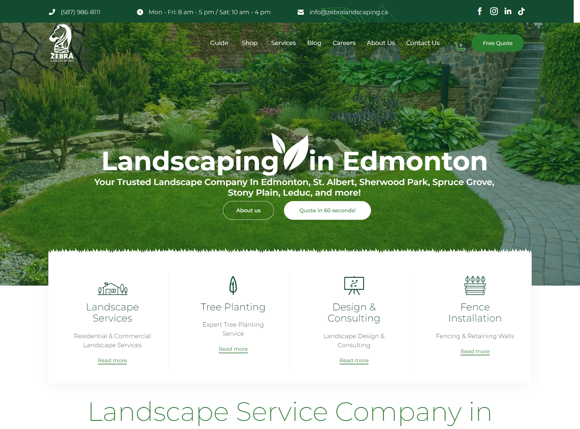 landscaping company in Edmonton